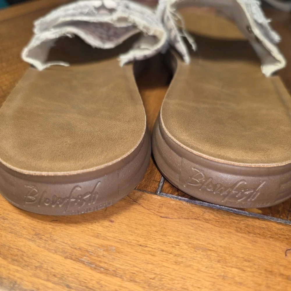 Blowfish Size 7.5‎ Women's sandals Leopard Print